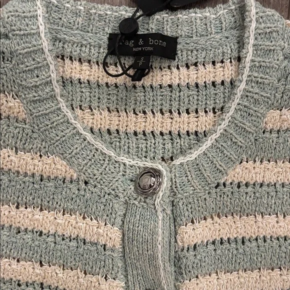 Rag and Bone Jace Striped Lady Cardigan - Picture 3 of 6